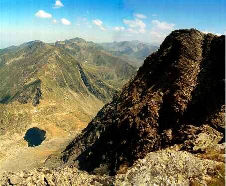 Widok z Cornu Călțunului