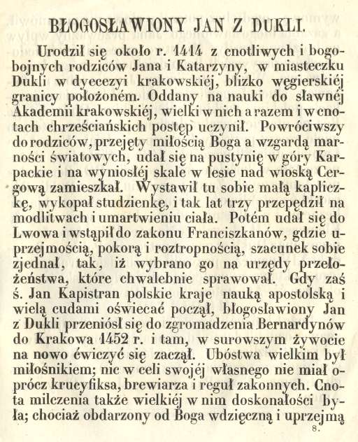 B�ogos�awiony Jan z Dukli