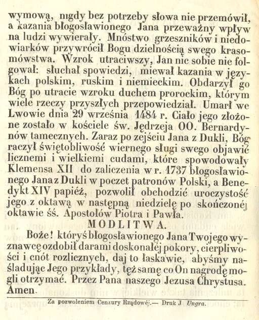 B�ogos�awiony Jan z Dukli